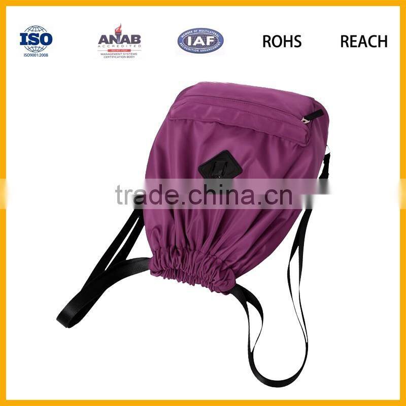 wholesale cheap cute backpack/face travel&sport drawstring backpack