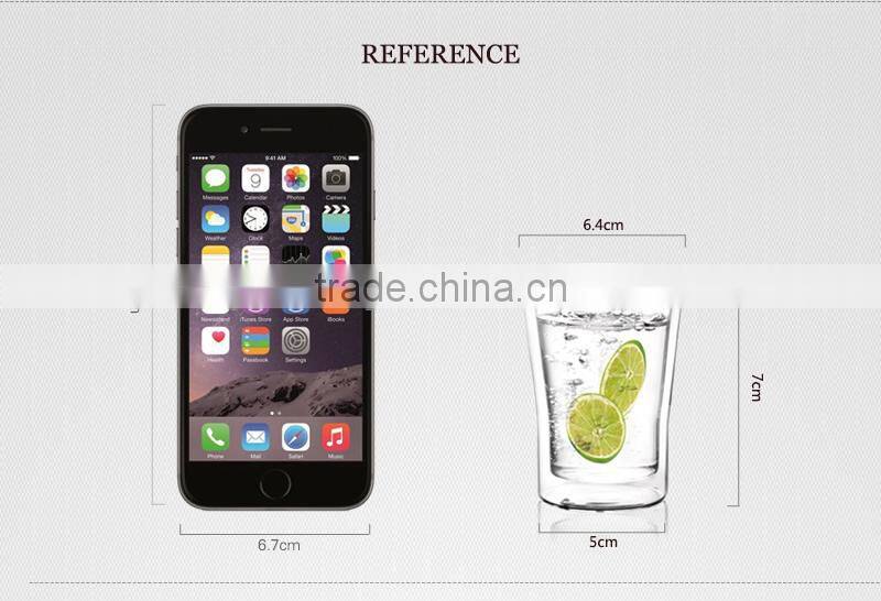 85ml high borosilicate double wall glass coffee/tea/beer cups N6056