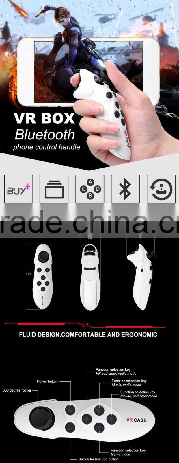 2016 remote control vr controller bluetooth for all smartphones and vr box