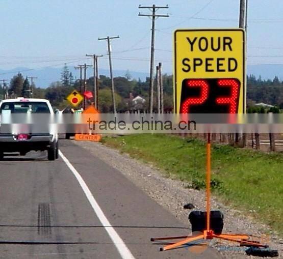 Hot Portable Road Safety Traffic Solar Powered Electronic Radar Speed Limit Warning Sign