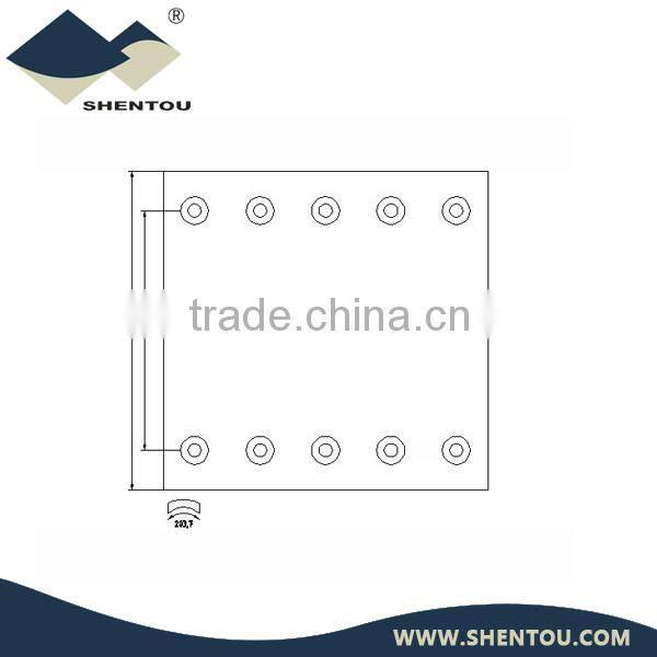 Truck Brake System WVA Brake Lining 10100400050
