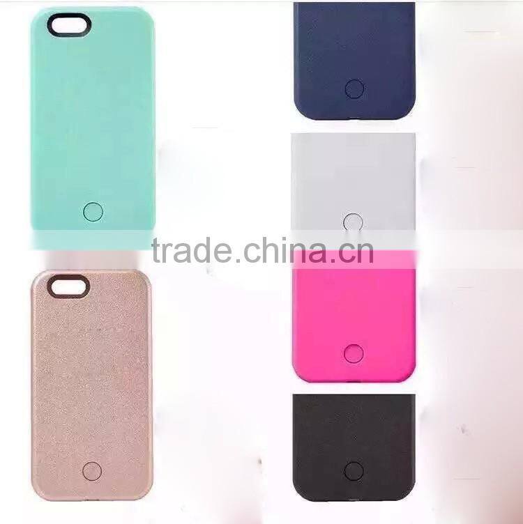 2016 NEW arrive LED flashing phone case with power bank function case for iphone 6 case