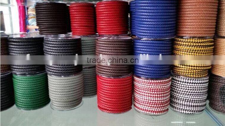 Wholesale quality 3mm PU leather cord for jewelry