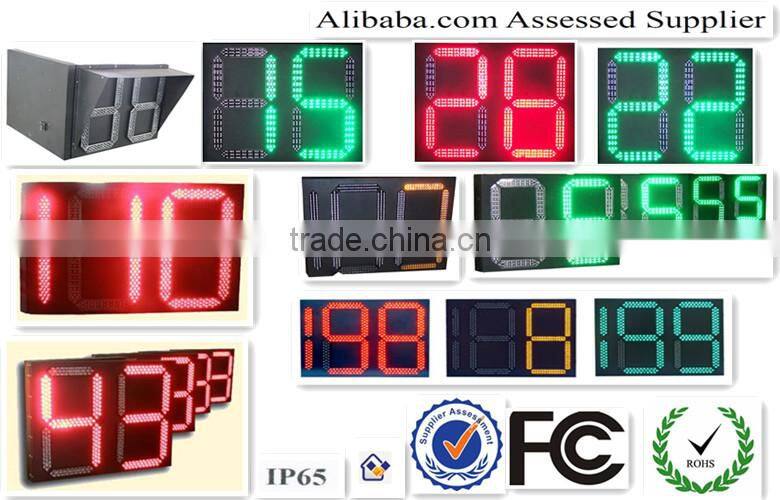 small led traffic counter lights