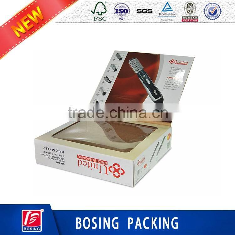 pvc packaging box hair dressing machine paper box