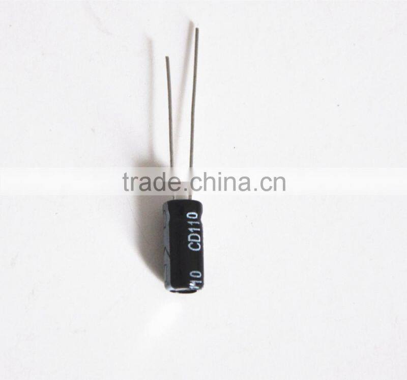 wholesale CD110 super capacitor 25V 10uf aluminium electrolytic capacitor gerneral purpose super capacitor as your request