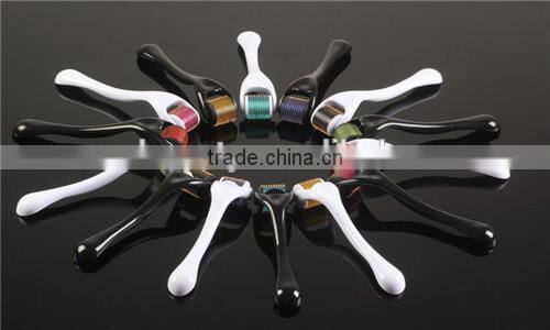 titanium derma roller disk needle derma roller skin vibrating derma roller for hair loss treatment