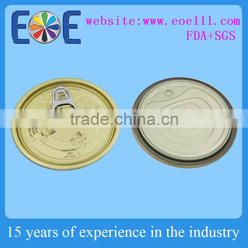 307#83mm Tin lid metal off cap