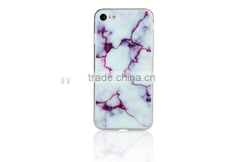GVC Marble case for iphone 7 PLUS SOFT SILICONE GEL RUBBER case,CREATIVE TPU case for iphone 7 COVER Case STONE STYLE