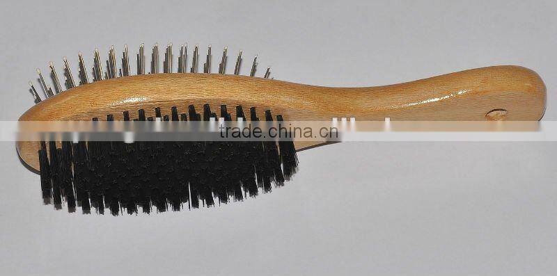 horse massage and cleaning brush