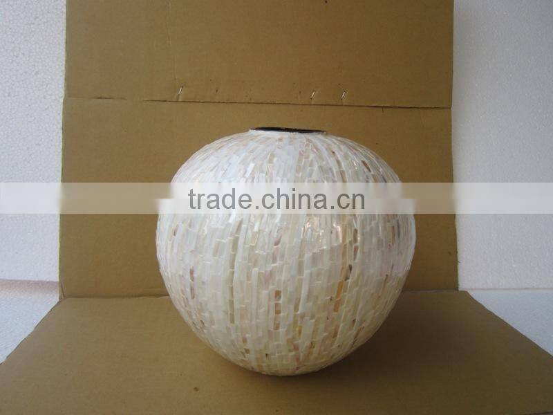 Handmade Flower Ceramic Vase from traditional village Viet Nam