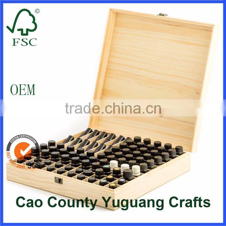 OEM essential oil packaging wood boxes wooden box factory