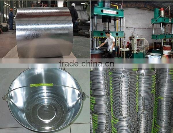 high quality metal bucket in buckets,metal bucket production