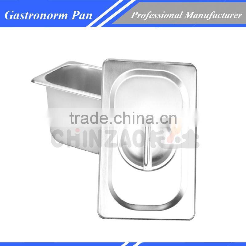 1/4 Share Plate Stainless Steel Gastronorm Container Seal,Gastronome Trays,Gastronome Pan 1404A