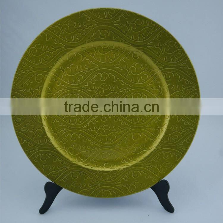 Cheap Plastic Plate Wedding Charger Plates