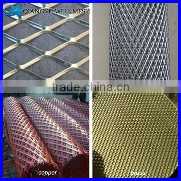 pvc coated expanded metal fence/ expanded metal mesh manufacturer/ heavy duty expanded metal mesh
