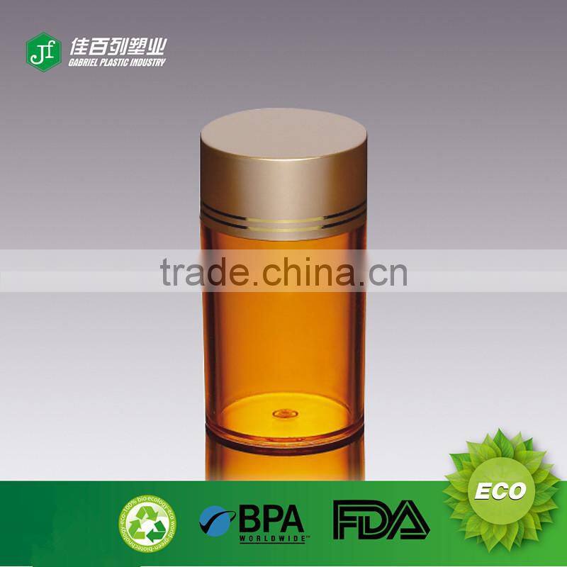 Food grade wide mouth bottle empty clear plastic storage jar