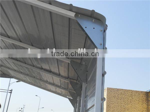 new-style metal car shelters