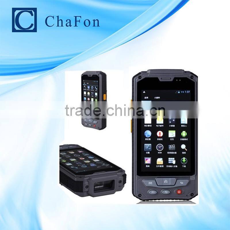 RFID android handheld barcode scanner with wifi,bluetooth,3g,gprs,gps,camera function