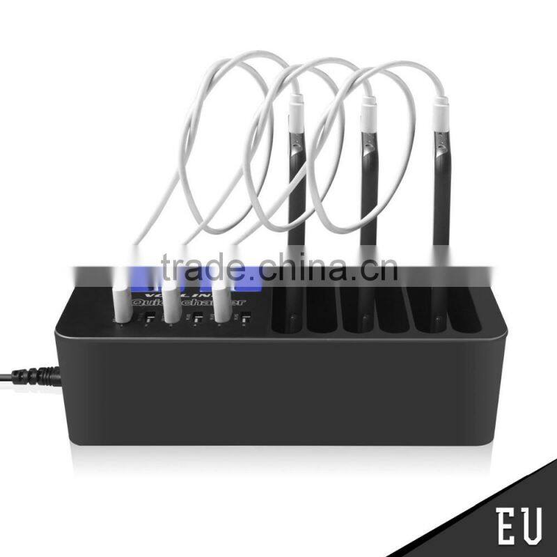 VOXLINK NEW 30W 4 Ports USB Charger Charging Station Dock with bluetooth wireless speaker function