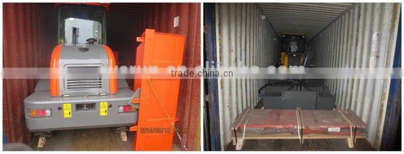 Everun ER20 CE Approved Wheel Loader with Log Grapple