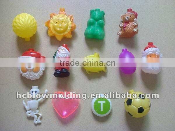 OEM BLOW MOLDING plastic Christmas toy Santa Claus plastic figure for gift