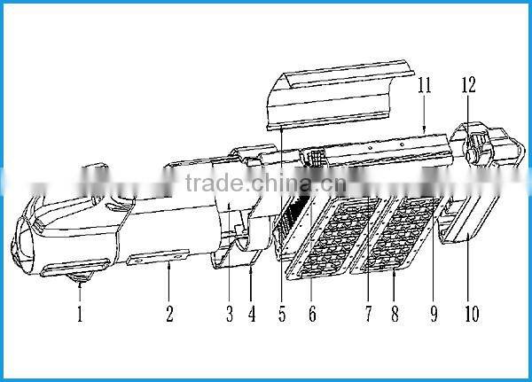 VLT new products module design aluminum 60w supplier led street light for roadway
