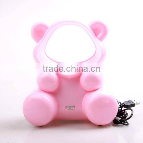 bear shaped portable bladeless fan No Leaf Air Conditioner mini fan