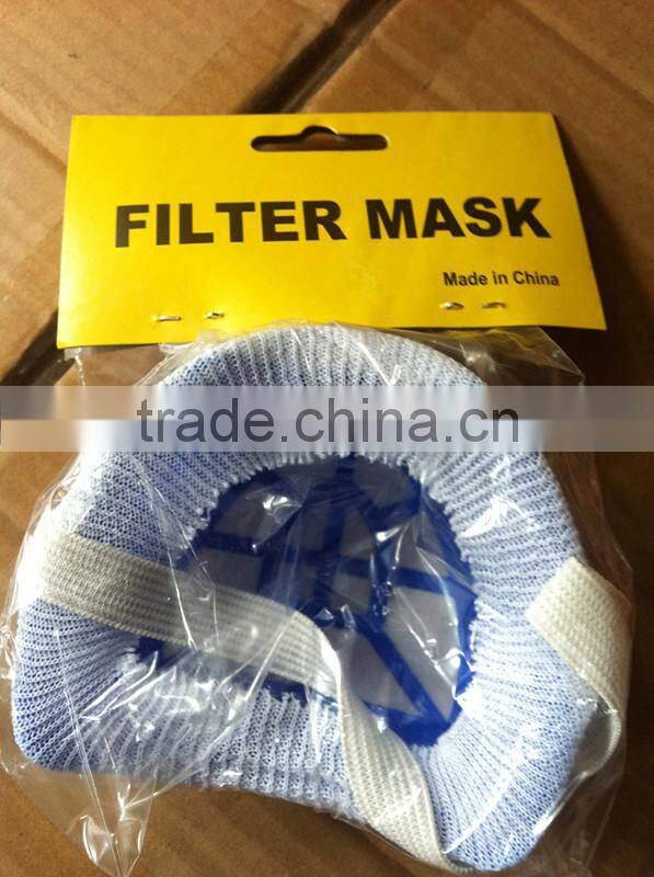 Plastic Dust Mask/Filter Mask Blue Colour