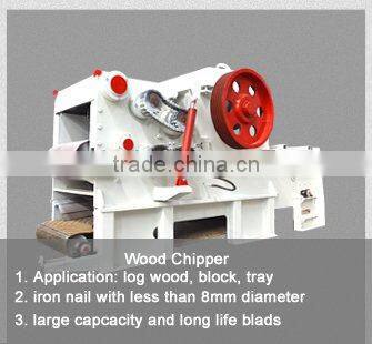 Small log splitter wood chipper