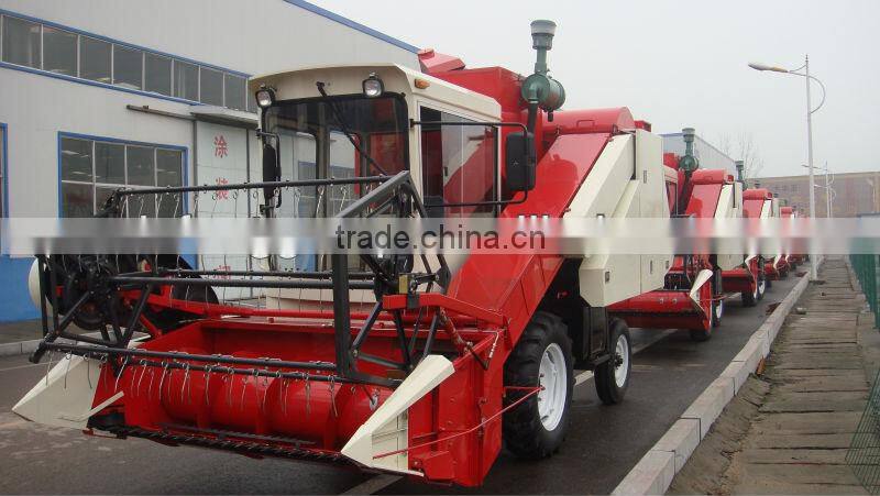 4LZ-1.5 wheel type mini wheat combine harvester