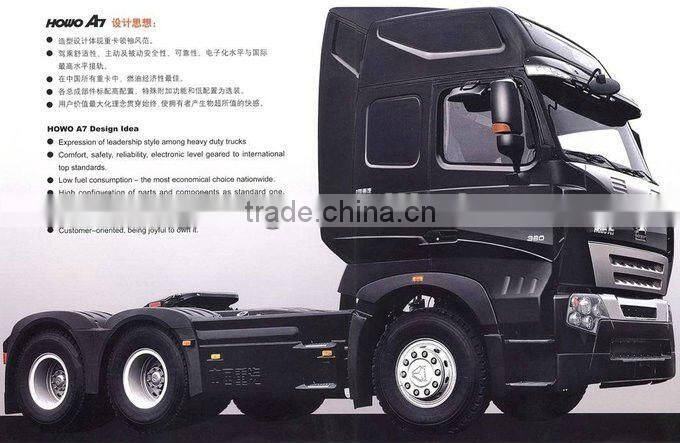 sinotruk howo A7 6*4 tractor truck,