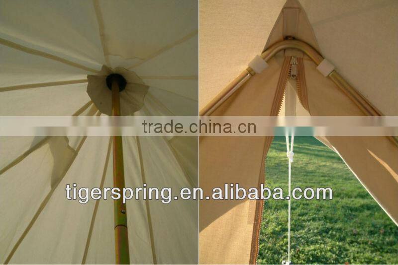 Diameter 4M Romantic Comfortable Outdoor Sibley Camping Tent