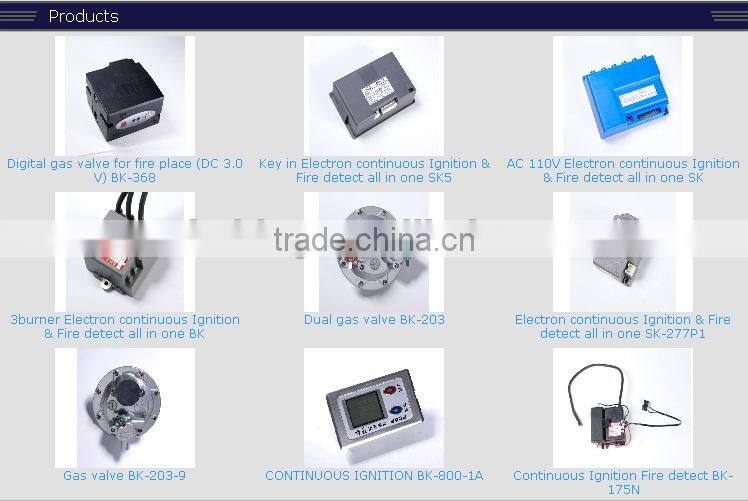 NDK gas ignitor controls for gas heating appliances fireplace valve gas oven control lpg gas control valve