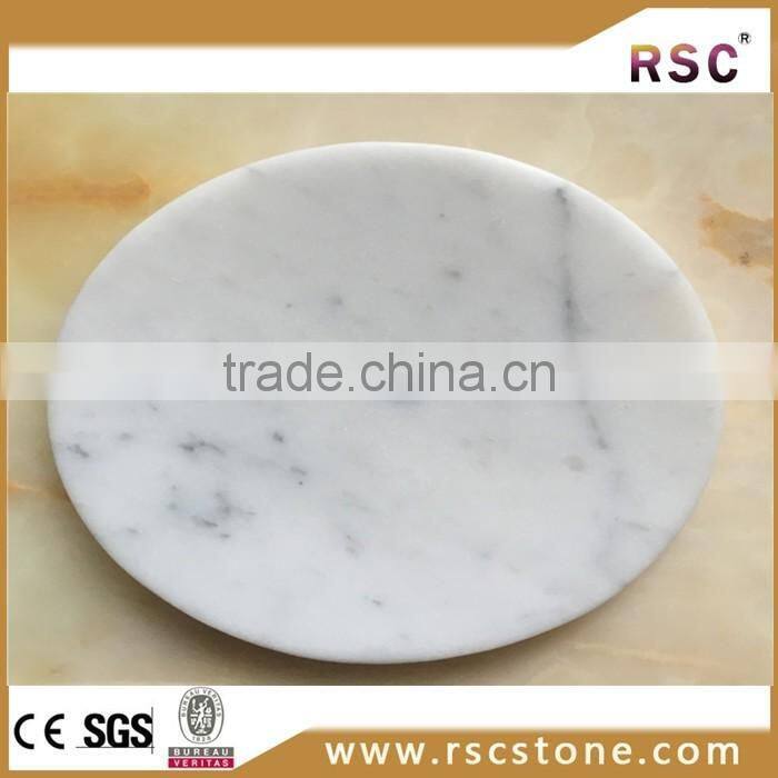 Small White Carrara Marble Salad Bowls