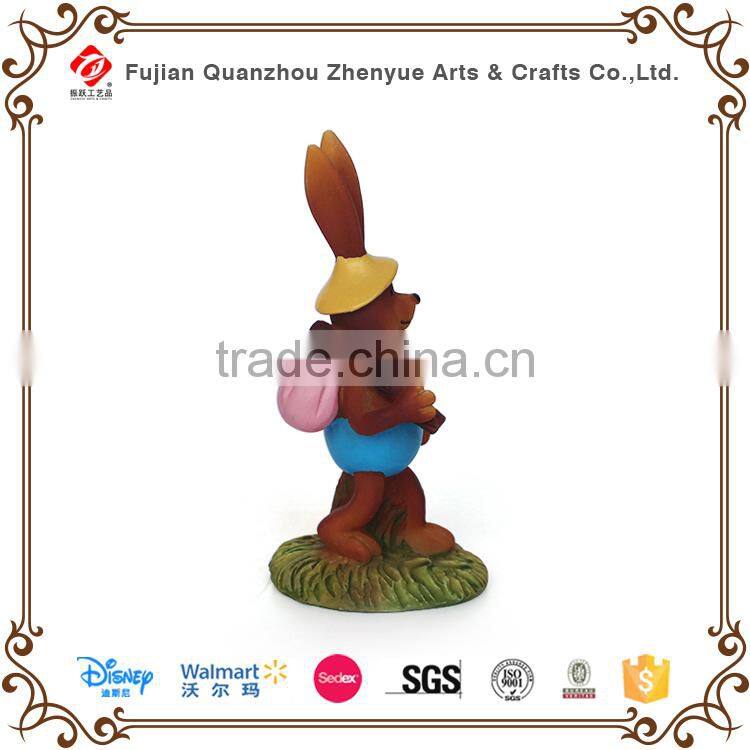 2015 customized polyresin rabbit figurine crafts