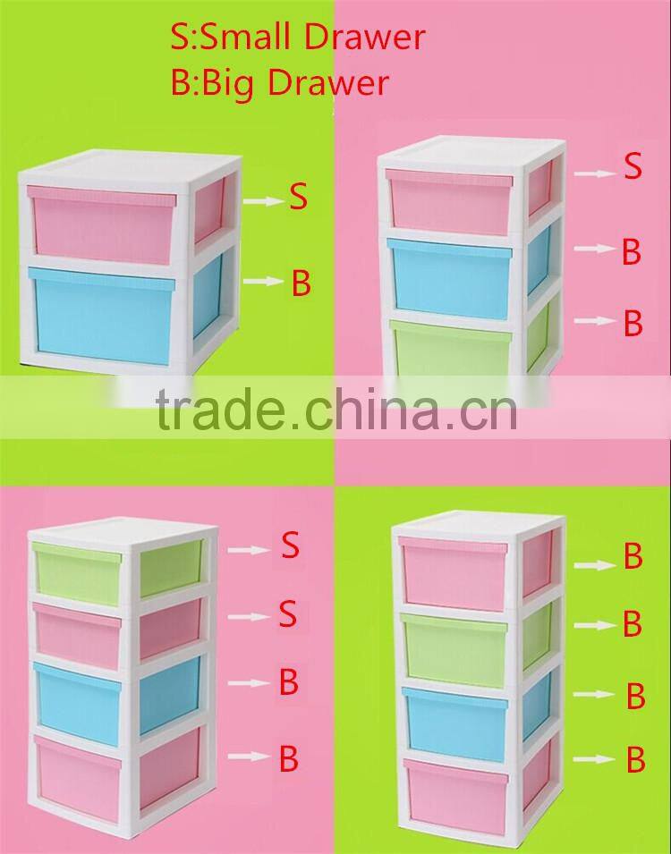 Plastic Two Layer Underwear Socks Storage Drawer Cabinet