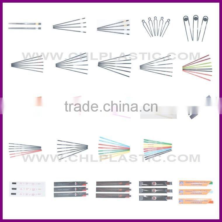 25cm plastic chopsticks with metal head