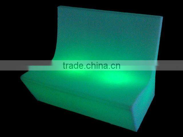 Rechargeable LED Chair /Plastic LED Bench LG-1240