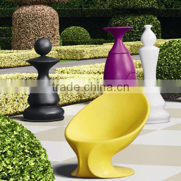 Yellow Plastic Bar Stool LGL60-9412