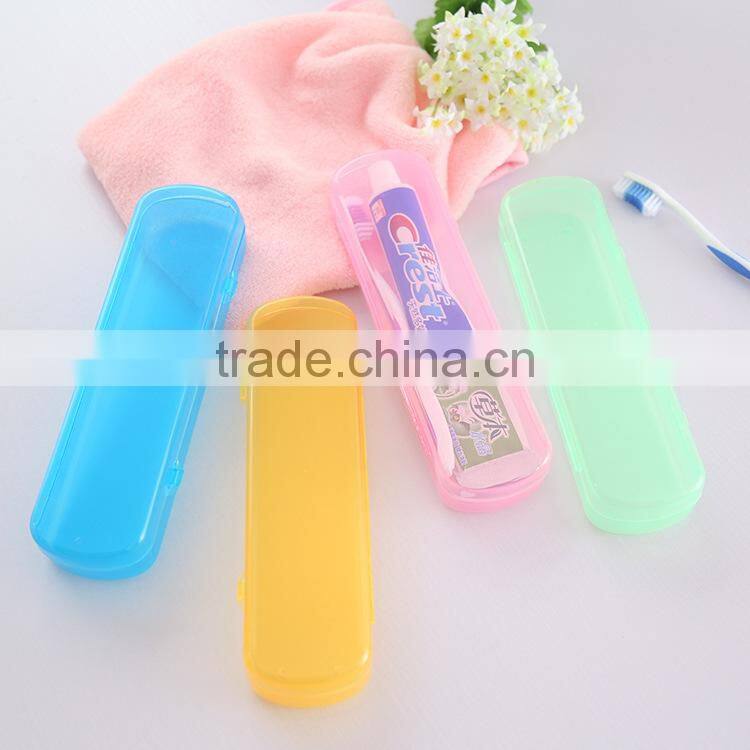 J384 travel toothbrush tube colorful toothbrush tube toothbrush box