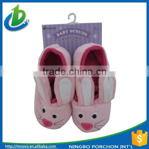 Embroidery cute animal baby shoes rabbit shape shoes