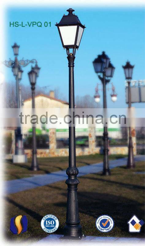 2017 popular ornamental outdoor lamp posts