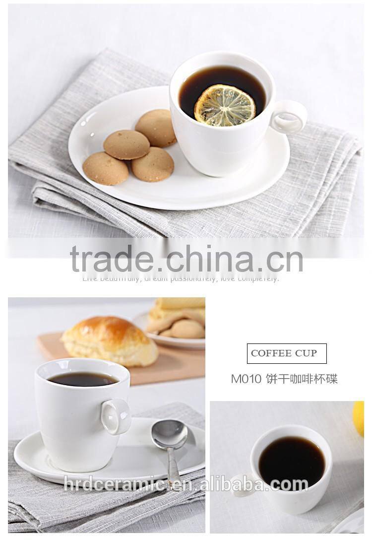 400 ml ceramic coffee cups with saucer espresso cup