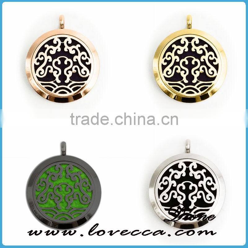 DIY wholesale fashion stainless steel locket necklace