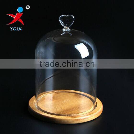 Solid Ball Connecting To Dome Glass Cover