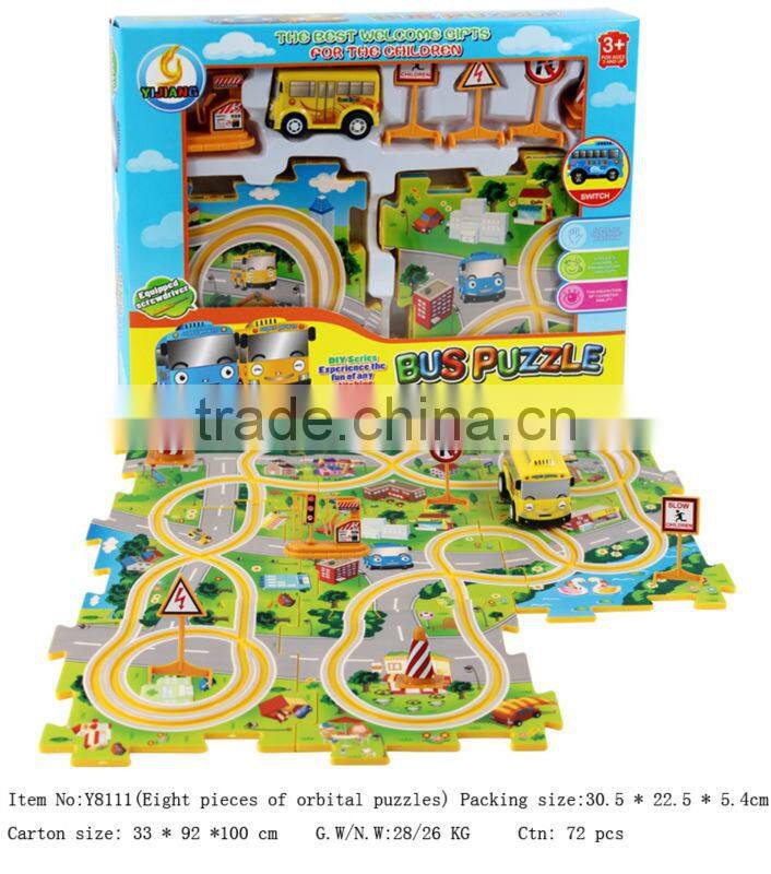 newly-developed B/O Jigsaw puzzle rail car