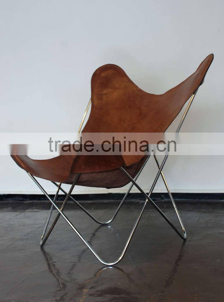 Metal chrome chair base,low cost metal frames, indoor furniture metal butterfly chair