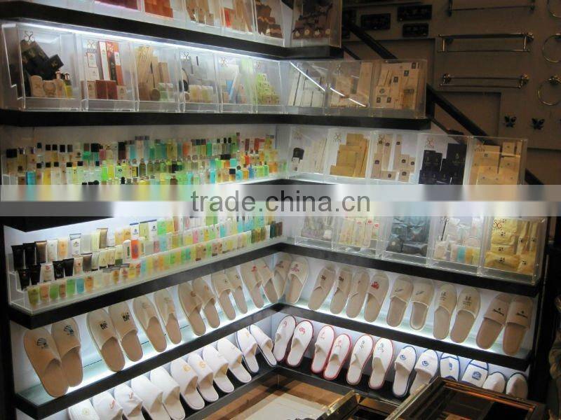 Hotel guest room leather articles