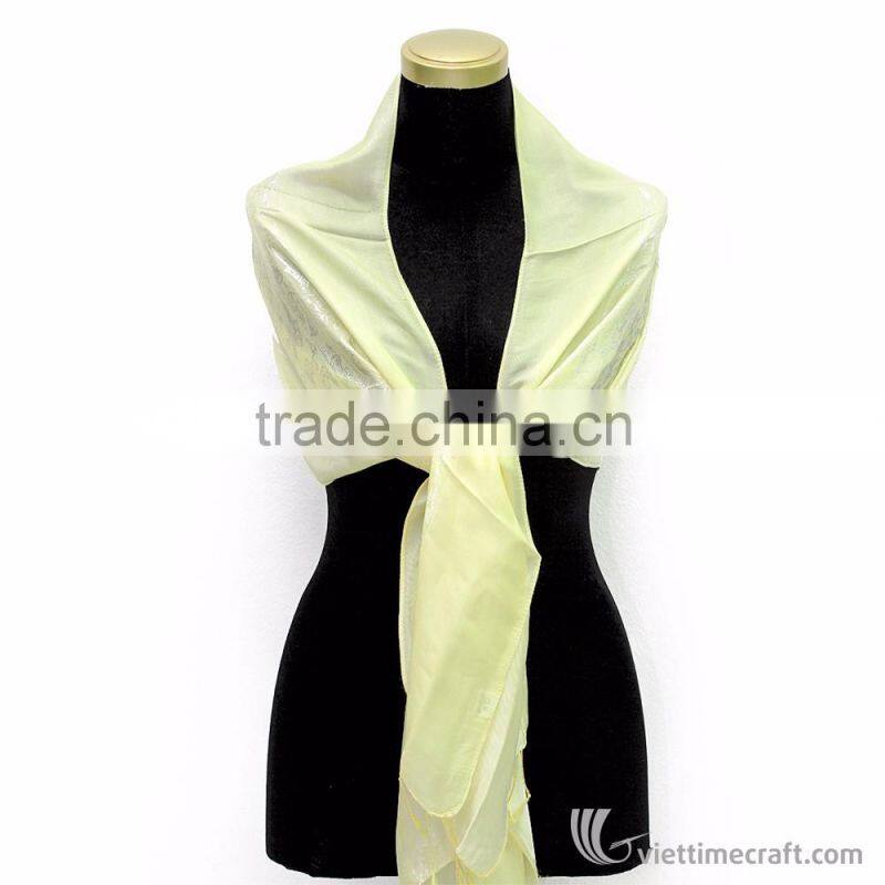 Pure silk craft, viscose craft, high qulity woman craft handmade factory china
